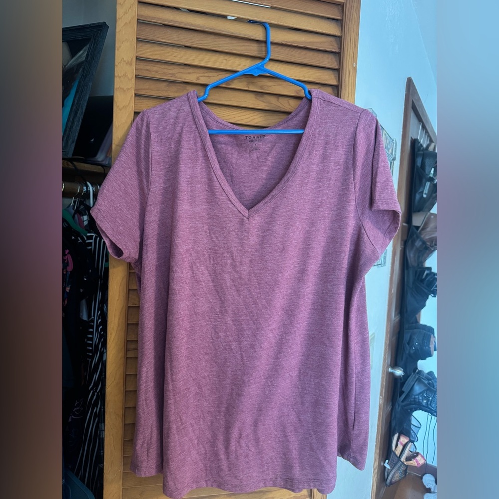 Torrid Girlfriend V-Neck Tee